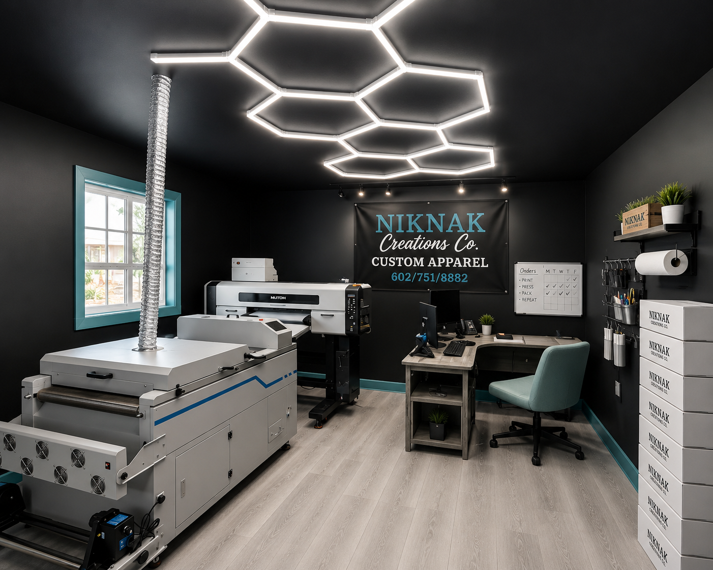 NikNak Creations custom apparel print shop